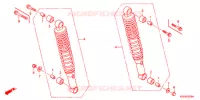 AMORTISSEUR ARRIERE pour Honda BIZ 125 SOMENTE PEDAL DE PARTIDA de 2011