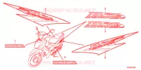AUTOCOLLANTS pour Honda BIZ 125 SOMENTE PEDAL DE PARTIDA de 2012