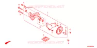 POMPE A HUILE pour Honda BIZ 125 PARTIDA ELETRICA de 2011