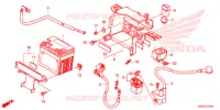 BATTERIE pour Honda BIZ 125 PARTIDA ELETRICA, RODAS RAIADAS de 2014