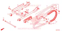 BRAS OSCILLANT pour Honda BIZ 125 PARTIDA ELETRICA, RODAS RAIADAS de 2014