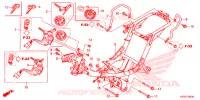 CADRE pour Honda BIZ 125 PARTIDA ELETRICA, RODAS RAIADAS de 2014