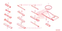 OUTIL pour Honda BIZ 125 PARTIDA ELETRICA, RODAS RAIADAS de 2014