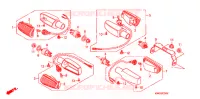CLIGNOTANT pour Honda CG 125 CARGO PARTIDA ELETRICA de 2010