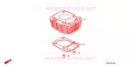 CYLINDRE pour Honda CG 125 CARGO PARTIDA ELETRICA de 2010