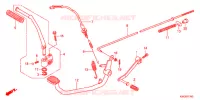 PEDALE   KICK pour Honda CG 125 CARGO PARTIDA ELETRICA de 2010