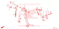 BEQUILLE pour Honda CG 125 FAN PARTIDA ELETRICA de 2013