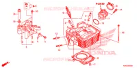 CULASSE pour Honda CG 125 FAN KICK de 2015