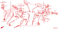 LEVIER DE GUIDON   CABLE   COMMODO pour Honda CG 125 FAN KICK de 2015