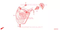 PHARE pour Honda CG 125 FAN KICK de 2015