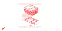 CYLINDRE pour Honda CG 150 FAN ESD de 2015