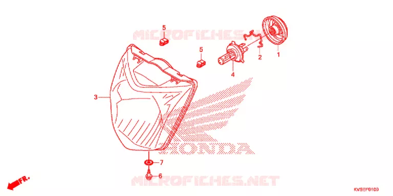 PHARE Honda MOTO 150 CG 2015  CG150ESDF