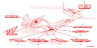 AUTOCOLLANTS pour Honda CG 150 TITAN de 2013