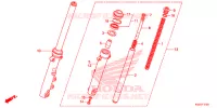 FOURCHE pour Honda CG 150 TITAN de 2015