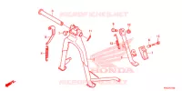 BEQUILLE pour Honda CG 160 CARGO de 2018