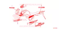 AUTOCOLLANTS pour Honda CG 160 FAN de 2016