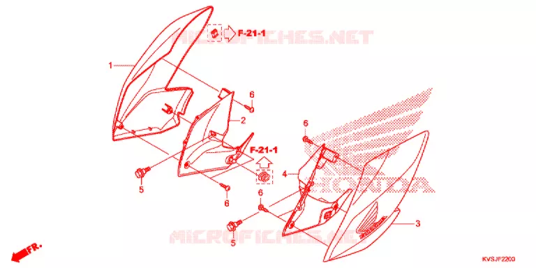 OUIES DE RADIATEUR Honda MOTO 160 CG 2018  CG160ESDJ