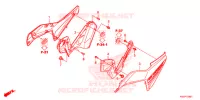 COUVERCLES LATERAUX pour Honda CG 160 TITAN de 2016