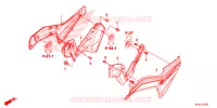 COUVERCLES LATERAUX pour Honda CG 160 TITAN de 2020