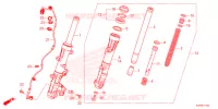 FOURCHE pour Honda RSX 150 de 2021