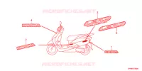 AUTOCOLLANTS pour Honda LEAD 110 de 2013