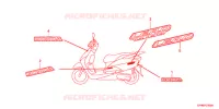 AUTOCOLLANTS pour Honda LEAD 110 de 2014
