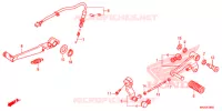 PEDALE pour Honda NC 750 X ABS SPECIAL de 2016