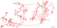 SILENCIEUX D'ECHAPPEMENT pour Honda NC 750 X ABS SPECIAL de 2016