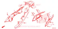 COUVERCLES LATERAUX pour Honda NC 750 X ABS de 2016