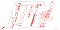 FOURCHE pour Honda NC 750 X ABS de 2016