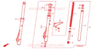 FOURCHE pour Honda POP 100 3BR de 2011