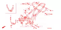 CADRE pour Honda POP 100 7BR de 2013