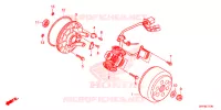 ALTERNATEUR pour Honda POP 100 8BR de 2015