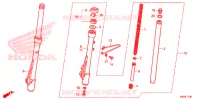FOURCHE pour Honda POP 110 de 2016