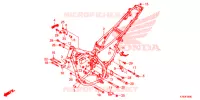 CADRE pour Honda XR 190 de 2021