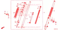 FOURCHE pour Honda XR 190 de 2021