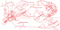 AUTOCOLLANTS pour Honda GL 1800 GOLD WING TOUR DCT de 2022