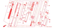 FOURCHE pour Honda CR 125 R de 1992