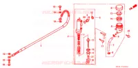 MAITRE CYLINDRE DE FREIN ARRIERE pour Honda CR 125 R de 1992