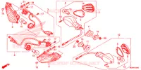 CLIGNOTANT pour Honda CBR 1000 RR FIREBLADE de 2012