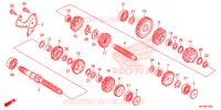 BOITE DE VITESSES pour Honda SHADOW VT 750 AERO de 2012