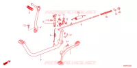 PEDALE   KICK pour Honda SUPER CUB 110 スーパーカブ PRO de 2022