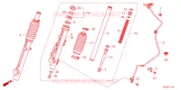 FOURCHE pour Honda CROSS CUB 110  スーパーカブ de 2023