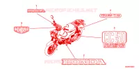AUTOCOLLANTS pour Honda 50 CROSS CUB de 2022