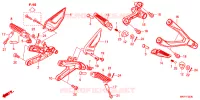 REPOSE PIED pour Honda CBR 1000 RR SP BREMBO 30TH de 2022