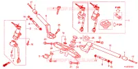 GUIDON   TE DE FOURCHE pour Honda CBR 250 R ABS de 2012