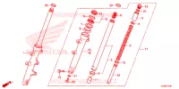 FOURCHE pour Honda CBR 300 R de 2022