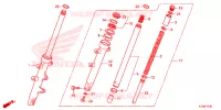 FOURCHE pour Honda CBR 300 R de 2022