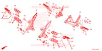 REPOSE PIED pour Honda CBR 500 R ABS de 2022