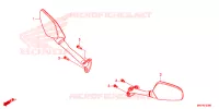 RETROVISEUR pour Honda CBR 500 R ABS de 2022